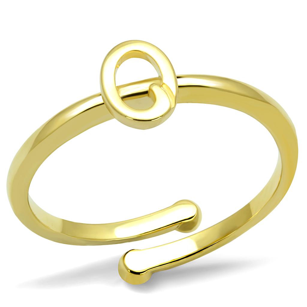 JCE4036 Flash Gold Brass Ring with No Stone